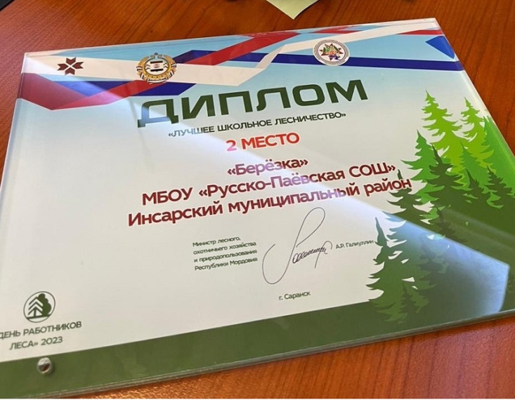 Лучшее школьное лесничество.